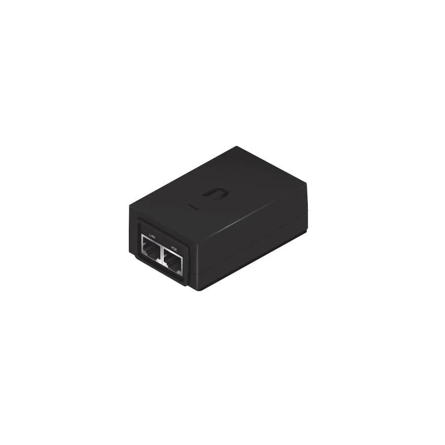 INJECTOR PoE UBIQUITI, port 10/100 x 2, unmanaged, nerackabil, carcasa metalica, "POE-48-24W"