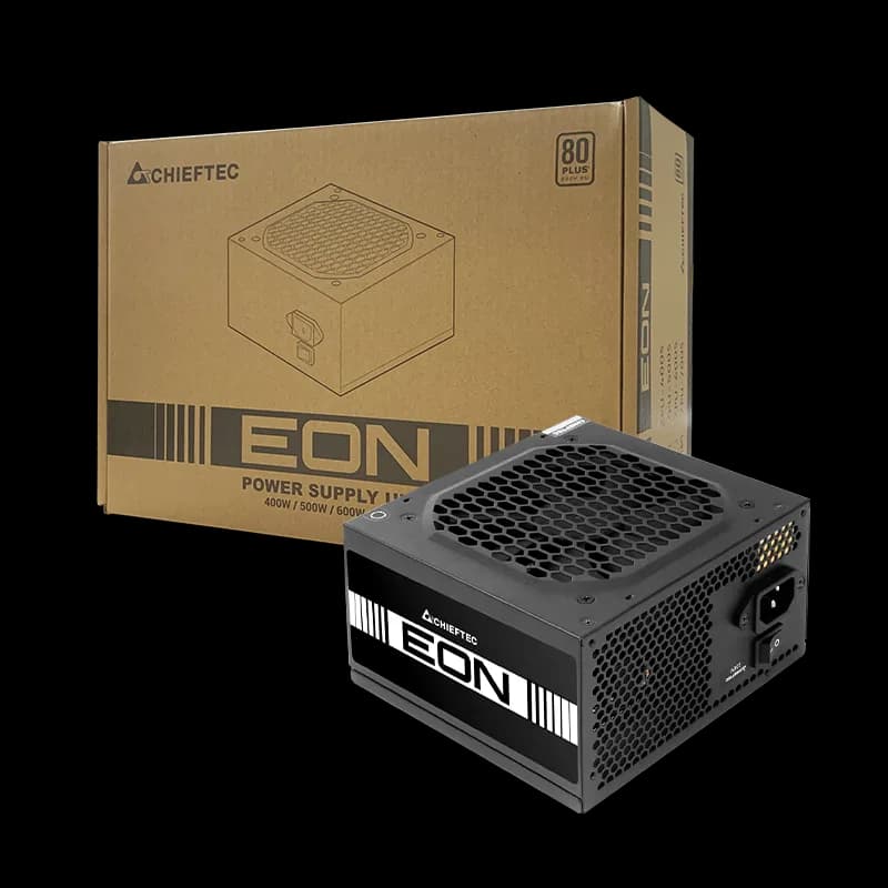 SURSA Chieftec EON series 700 W, non-modulara, certificare 80 Plus, ventilator 120mm, PCI-E 6+2 pin x 4, SATA x 4, "ZPU-700S" — miniatură