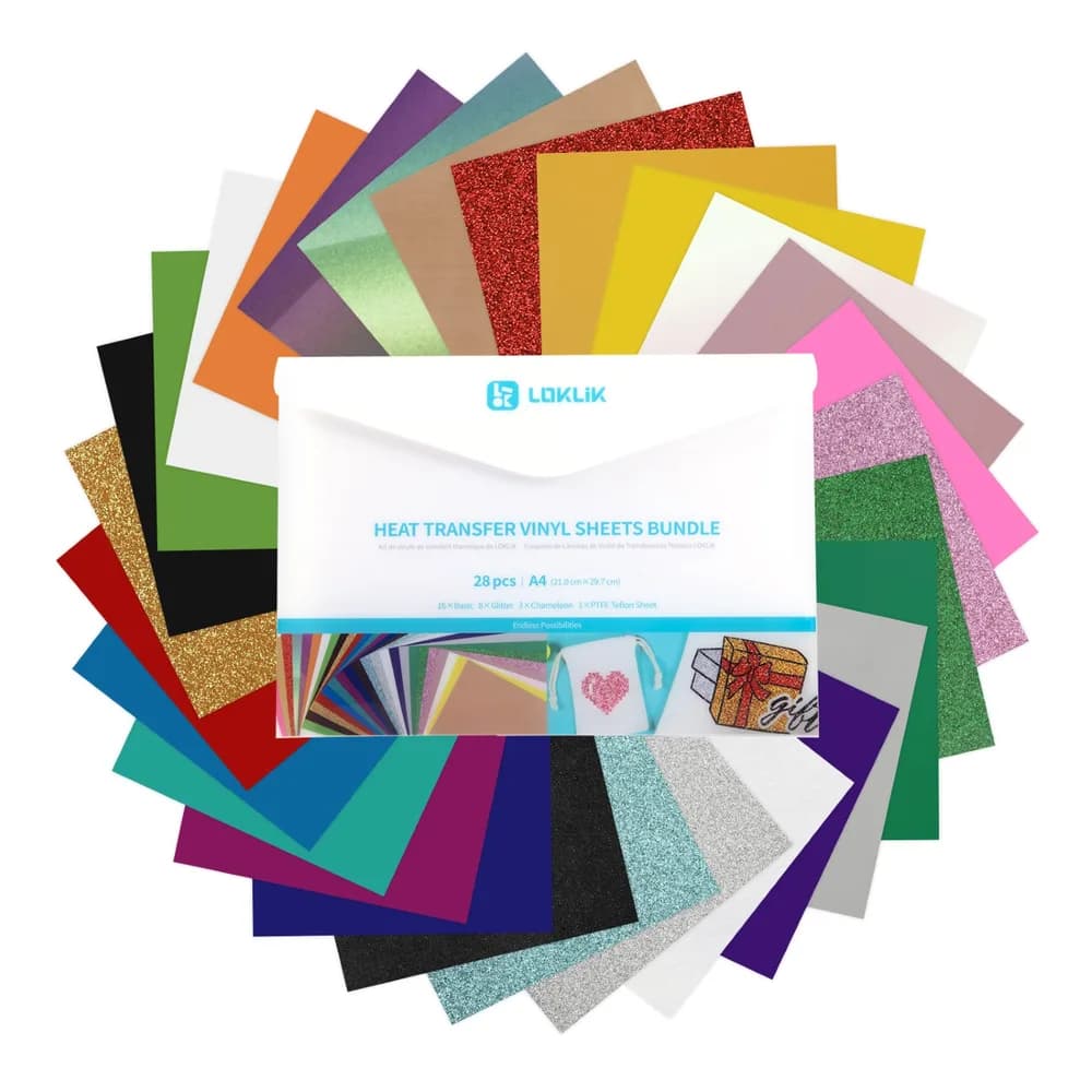 Accesoriu gravator laser LOKLiK Heat Transfer Vinyl Material Bundle
