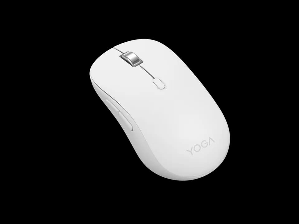 Mouse Gaming Wireless Lenovo Yoga, 4000 dpi, Alb — miniatură