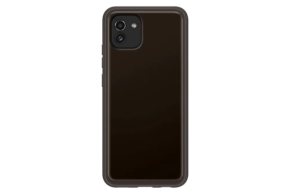 HUSA Smartphone Samsung, pt Galaxy A03, tip back cover (protectie spate), TPU, ultrasubtire, negru, "EF-QA036TBEGEU"