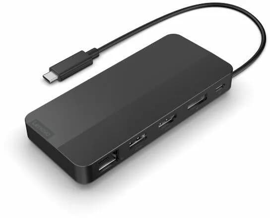 Lenovo USB-C Dual Display Travel Dock (with power adapter) "40B90100EU"