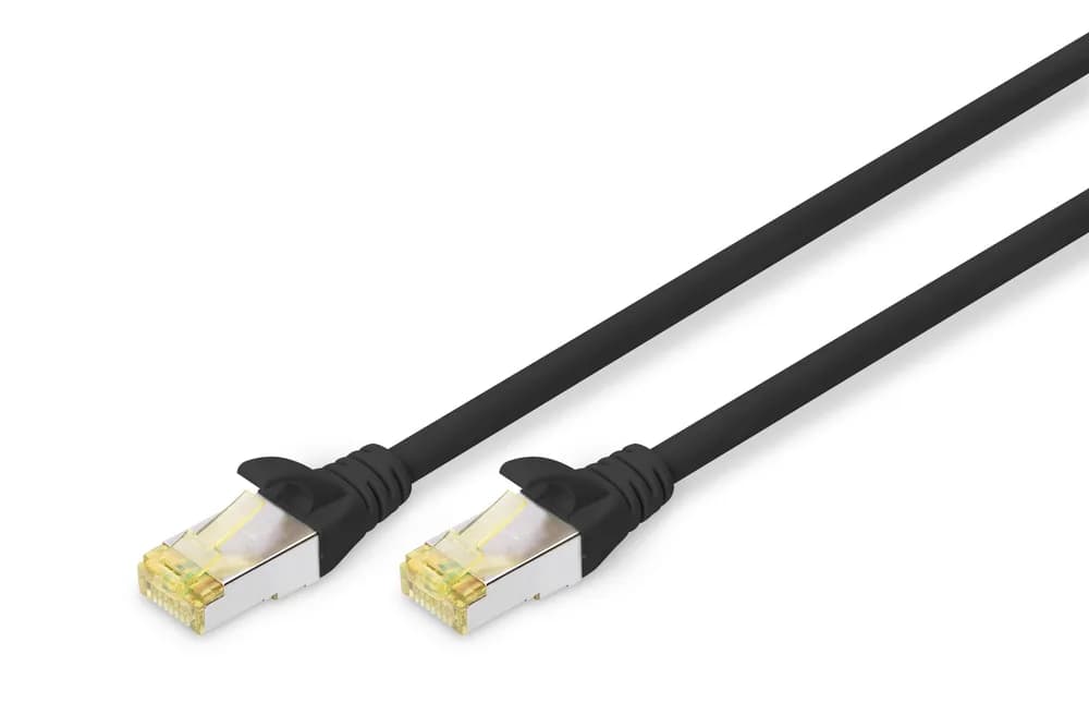 DIGITUS CAT 6A S/FTP Patchkabel, 1m, schwarz "DK-1644-A-010/BL"
