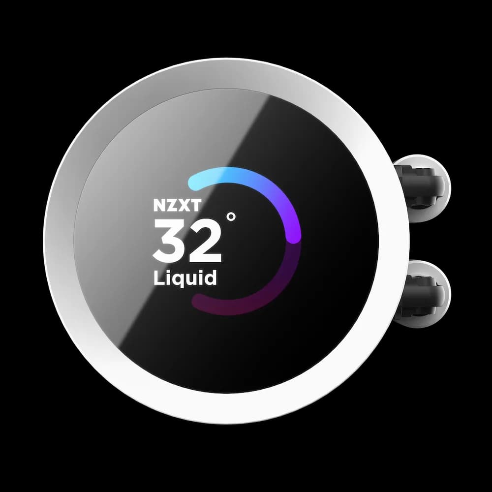 Cooler NZXT "Kraken 240 RGB", skt universal, racire cu lichid, ventilator 120 mm x 2, 1800 rpm, iluminat RGB, "RL-KR240-W1" — miniatură