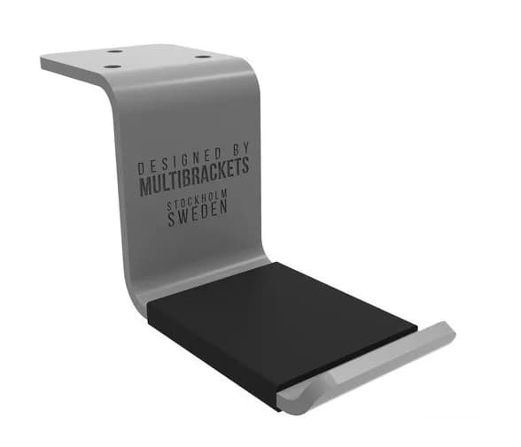 Suport de casti Multibrackets MB-2043, cu prindere de birou , Silver