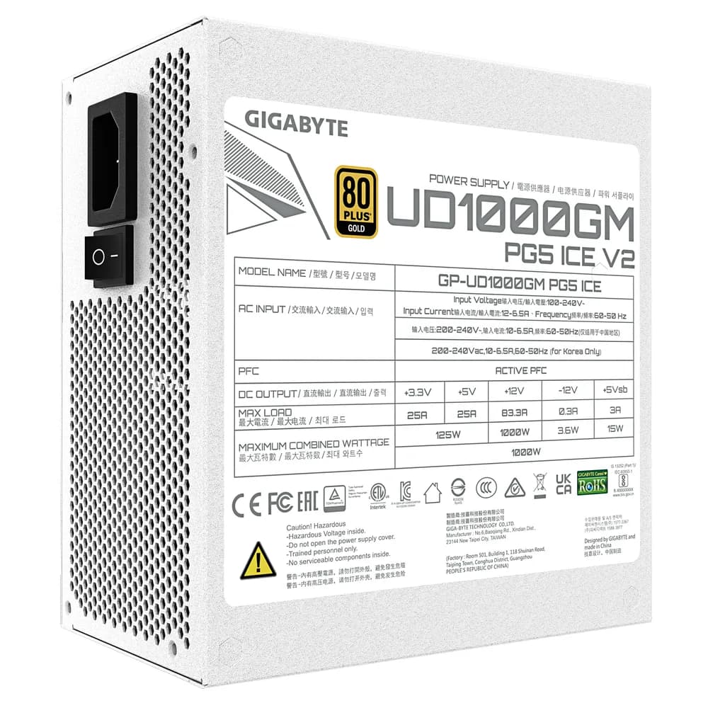Sursa GIGABYTE GP-UD1000GM PG5 ICE "GP-UD1000GM PG5 ICE" — miniatură