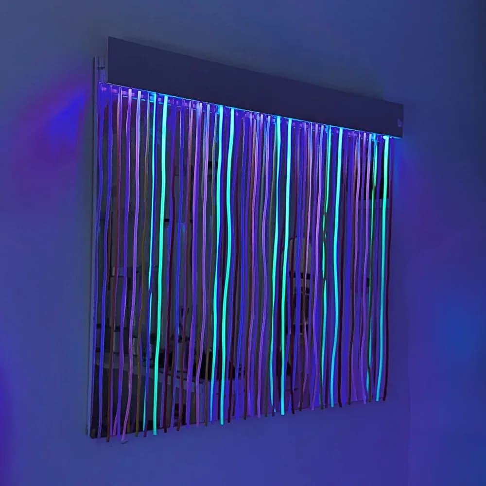 Oglindă UV cu fire – 100 x 91cm, include bandă cu lumină UV — miniatură