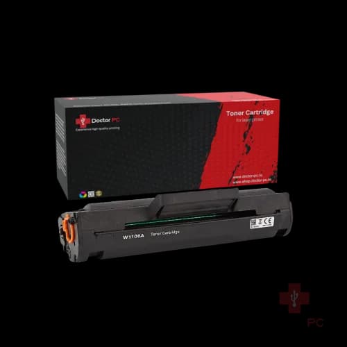 HP 106AK | fara chip | W1106A 1000 Pagini Negru Cartus Toner Laser