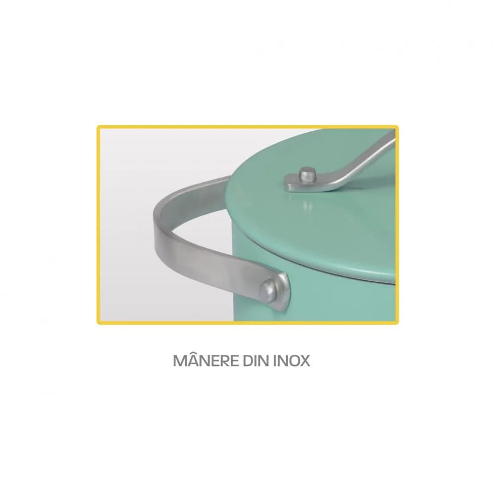 SET GATIT 5 PIESE ALUMINIU PRESAT, CRETA, COOKING BY HEINNER — miniatură