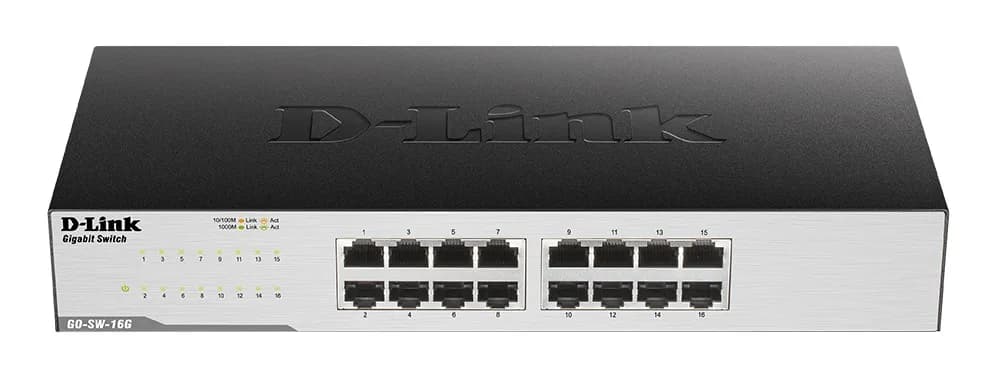 SWITCH D-LINK 16 porturi Gigabit, carcasa metal, "GO-SW-16G"