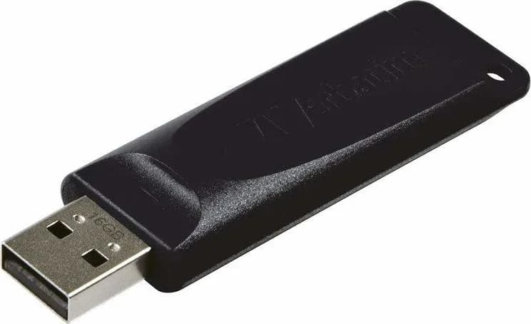 MEMORIE USB VERBATIM StoreNGo SLIDER 16GB USB 2.0 NEGRU "98696"