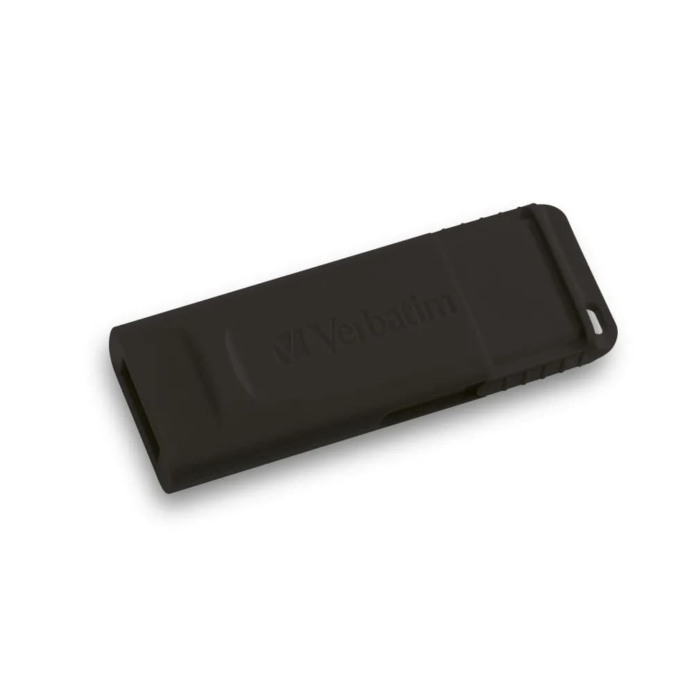 MEMORIE USB VERBATIM SLIDER, USB 2.0, 128GB BLK, "49328" — miniatură