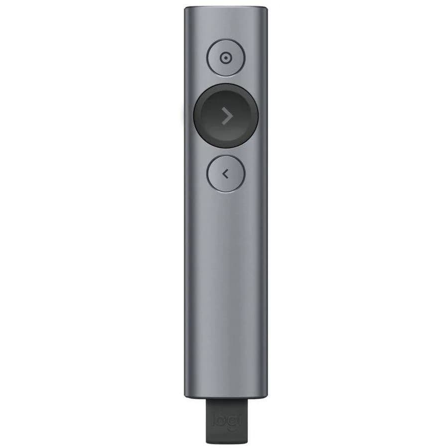 Presenter Logitech Spotlight, gri-negru