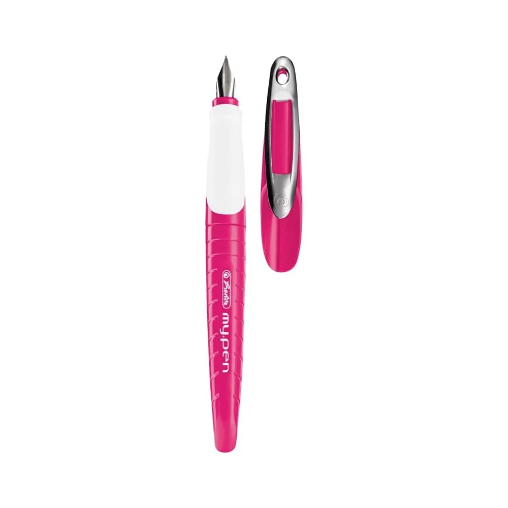 Stilou My Pen, penita L, roz/alb - blister — miniatură