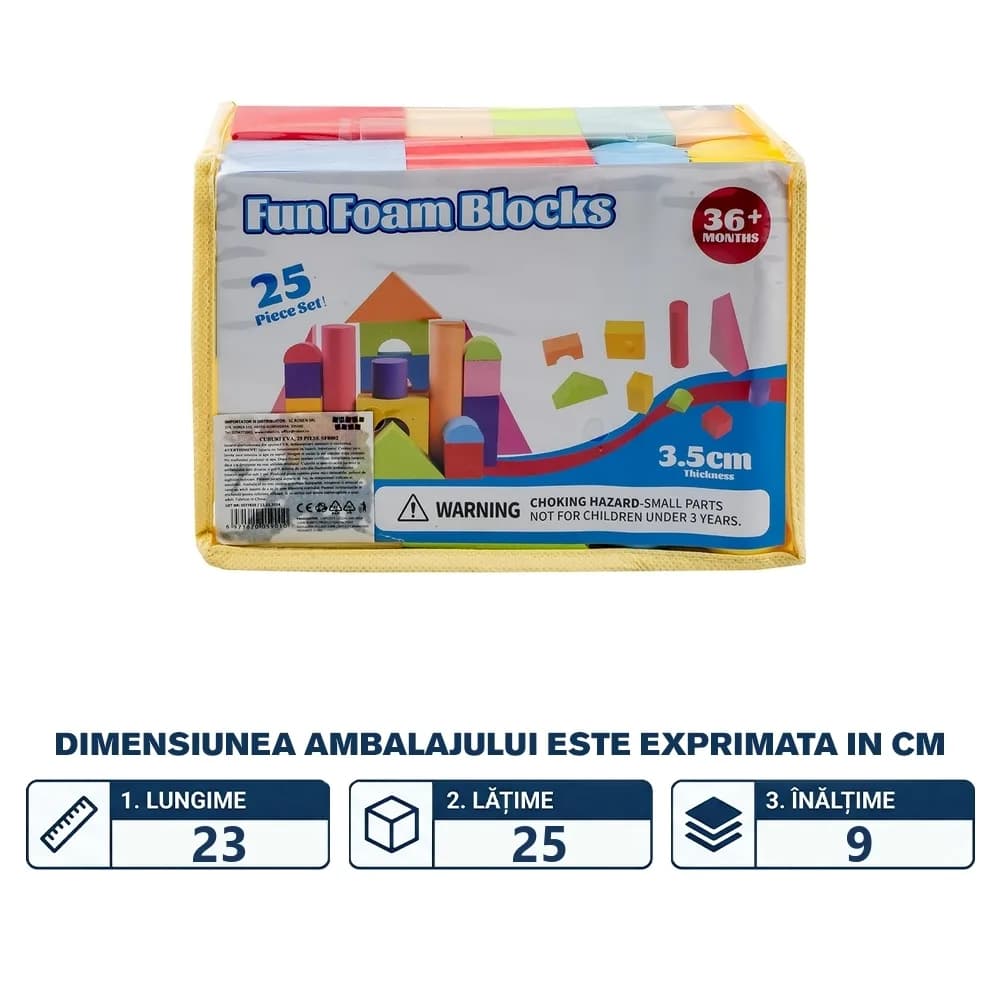 Cuburi EVA, 25 piese — miniatură