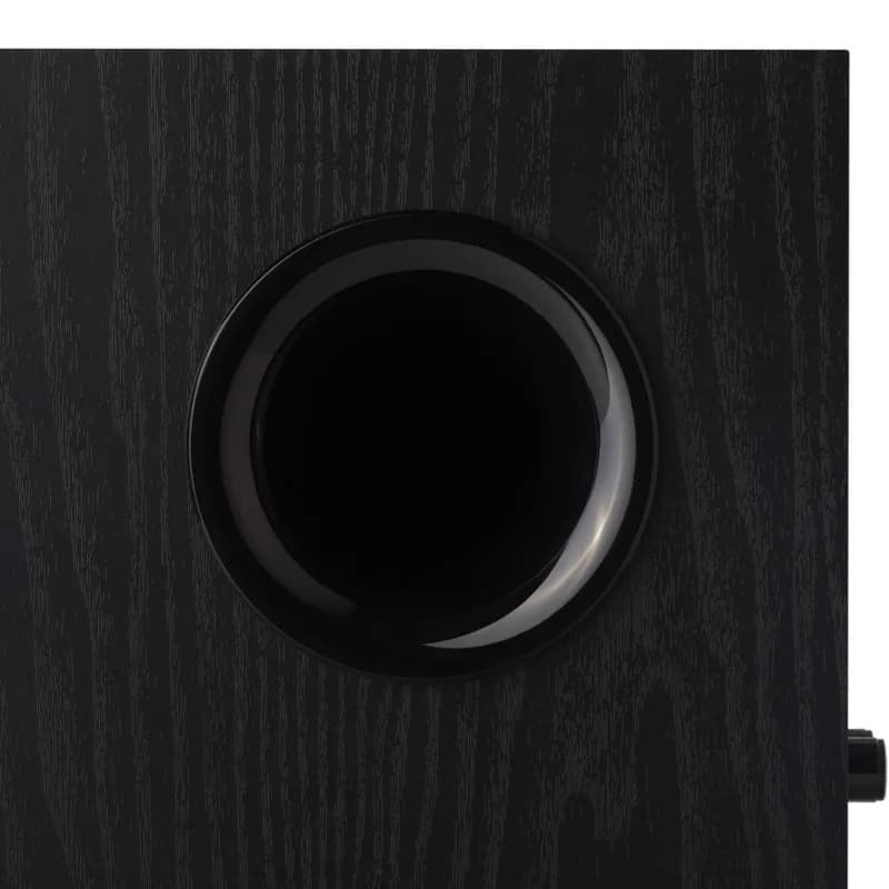 SUBWOOFER EDIFIER, RMS: 70W activ, 8" bass, RCA Line-in/Line-out, automatic stand-by, frecv. 38Hz-200Hz, MDF 21mm, black, " T5-BK" — miniatură