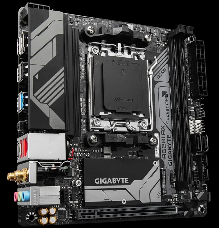 Placa de baza Gigabyte A620I AX, Socket AM5, DDR5, Mini-ITX — miniatură