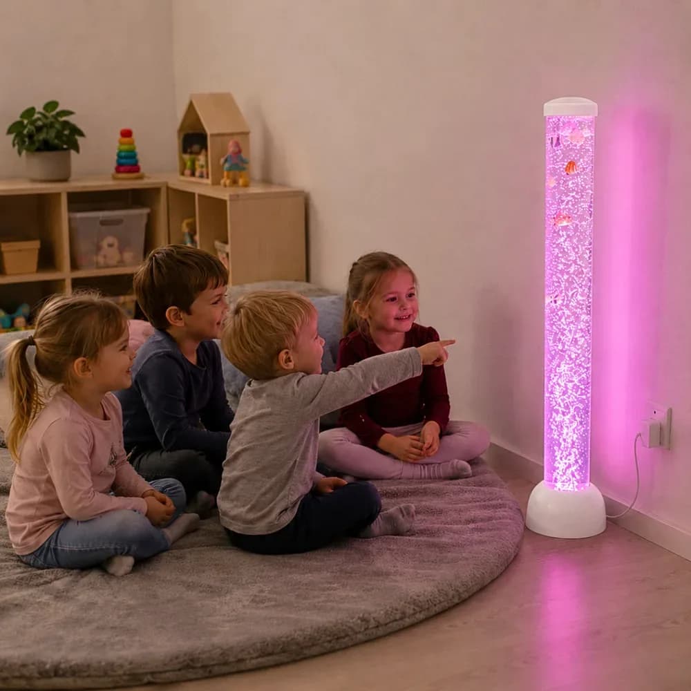 Tub cu bule 100 cm alb — miniatură