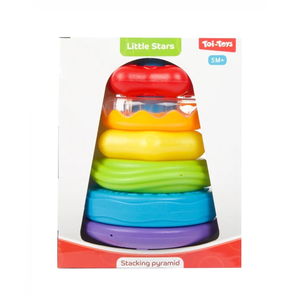 Little Stars, Joc piramida cu cercuri - Toi-Toys — miniatură