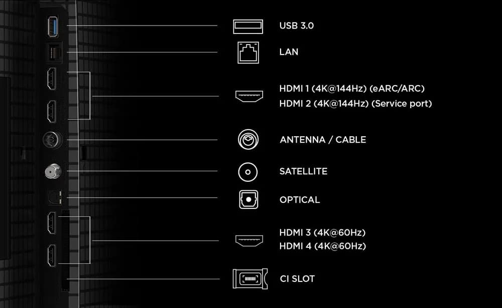 Televizor TCL QD-MiniLED 75T8D, 189 cm, Smart Google TV, 4K Ultra HD, 144Hz, Onkyo — miniatură