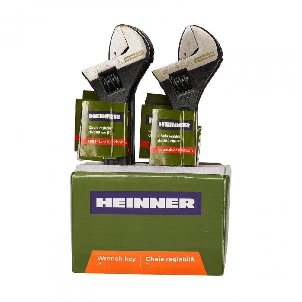 HEINNER CHEIE REGLABILA 200MM (8") — miniatură