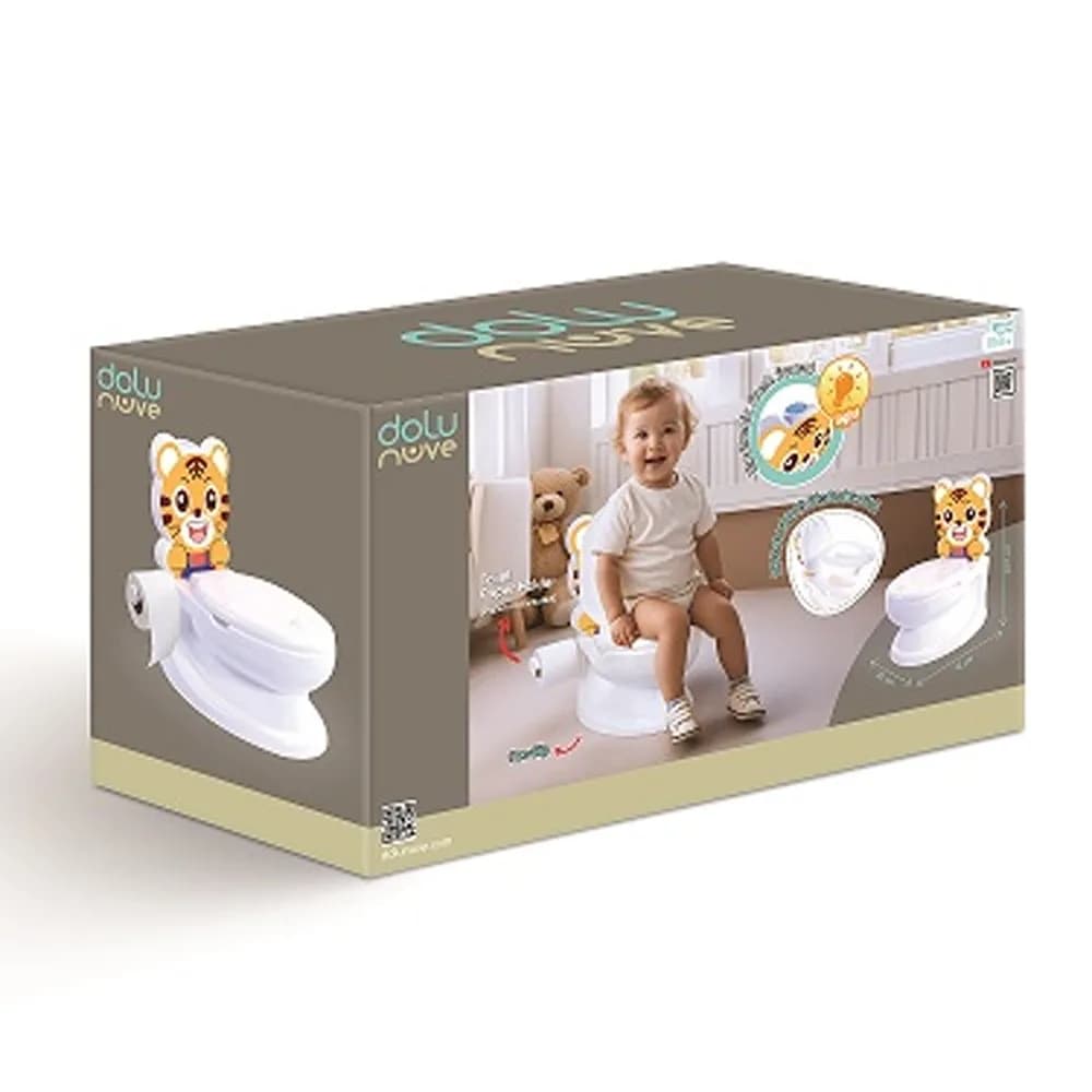 Olita tip WC, cu sunet, Tigru, 28x39x38cm - DOLU — miniatură