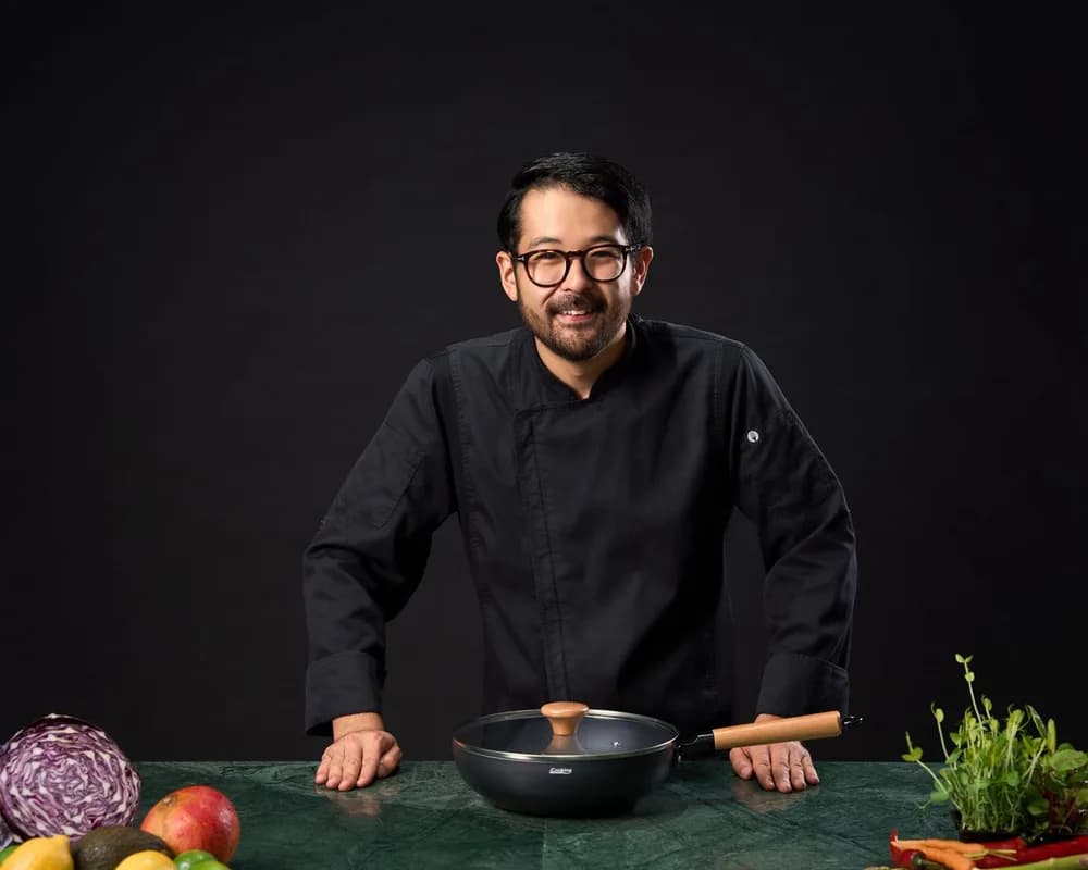 TIGAIE WOK + CAPAC 26X7.5CM, RIKITO WATANABE, SAMURAI GOURMET, COOKING BY HEINNER — miniatură