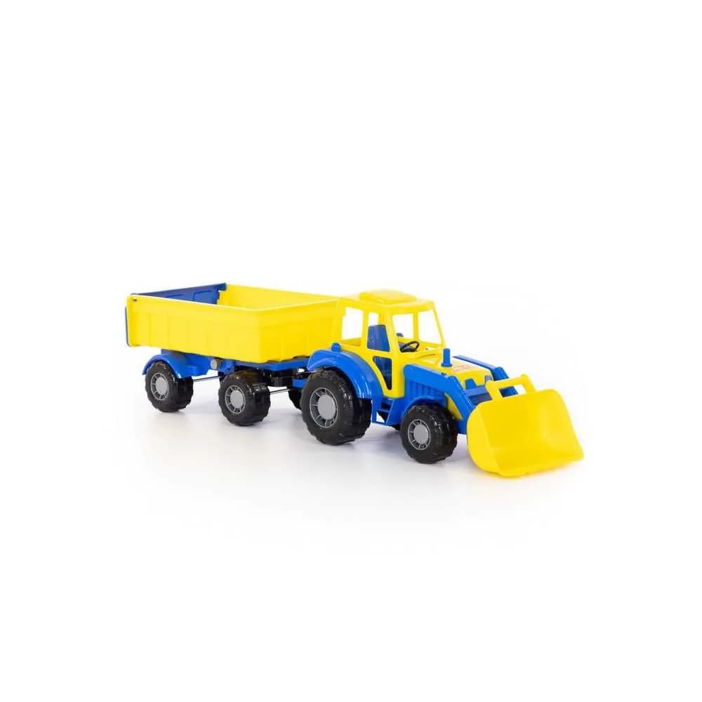 Tractor cu remorca si incarcator - Altay, 67x17x18 cm, Polesie — miniatură