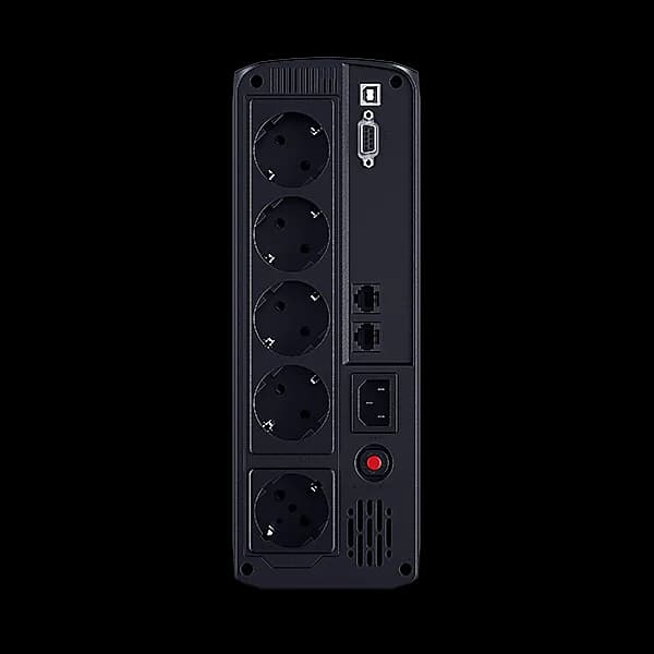 UPS CYBER POWER Line Int. cu manag,tower,1600VA/ 960W,AVR,5xSchuko,LCD,2x 12V/9Ah,Backup 1-8 min,incarcare 8h,conector USB,RS232,RJ45,GreenP,"VP1600ELCD" — miniatură