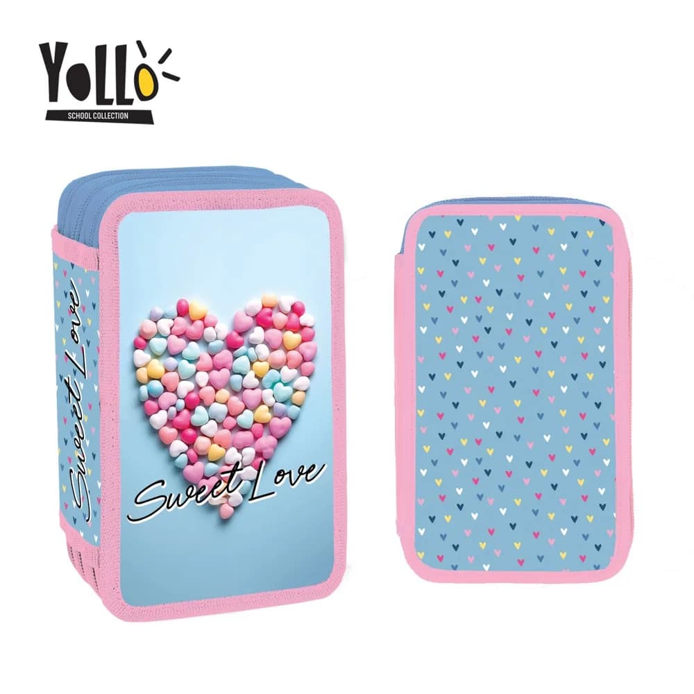 Penar echipat, 3 fermoare, 38 piese, SWEET LOVE - YOLLO