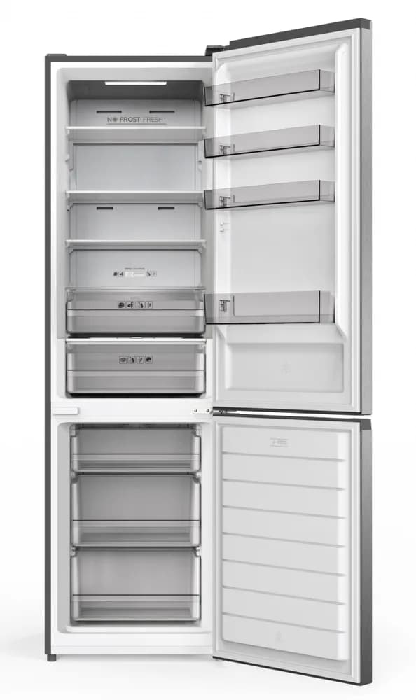 Combina frigorifica HEINNER HCNF-HM377INVXC, No Frost, 377 l, Clasa: C, Compresor Inverter, Aspect inox — miniatură