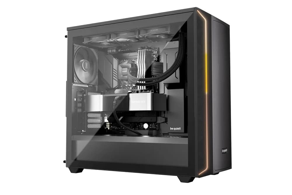 COOLER be quiet "PURE&nbsp;LOOP 3", skt. LGA1851, LGA 1700, AM4, AM5, racire cu lichid, 3 x 120mm, 2100 RPM, negru "BW029EU" — miniatură