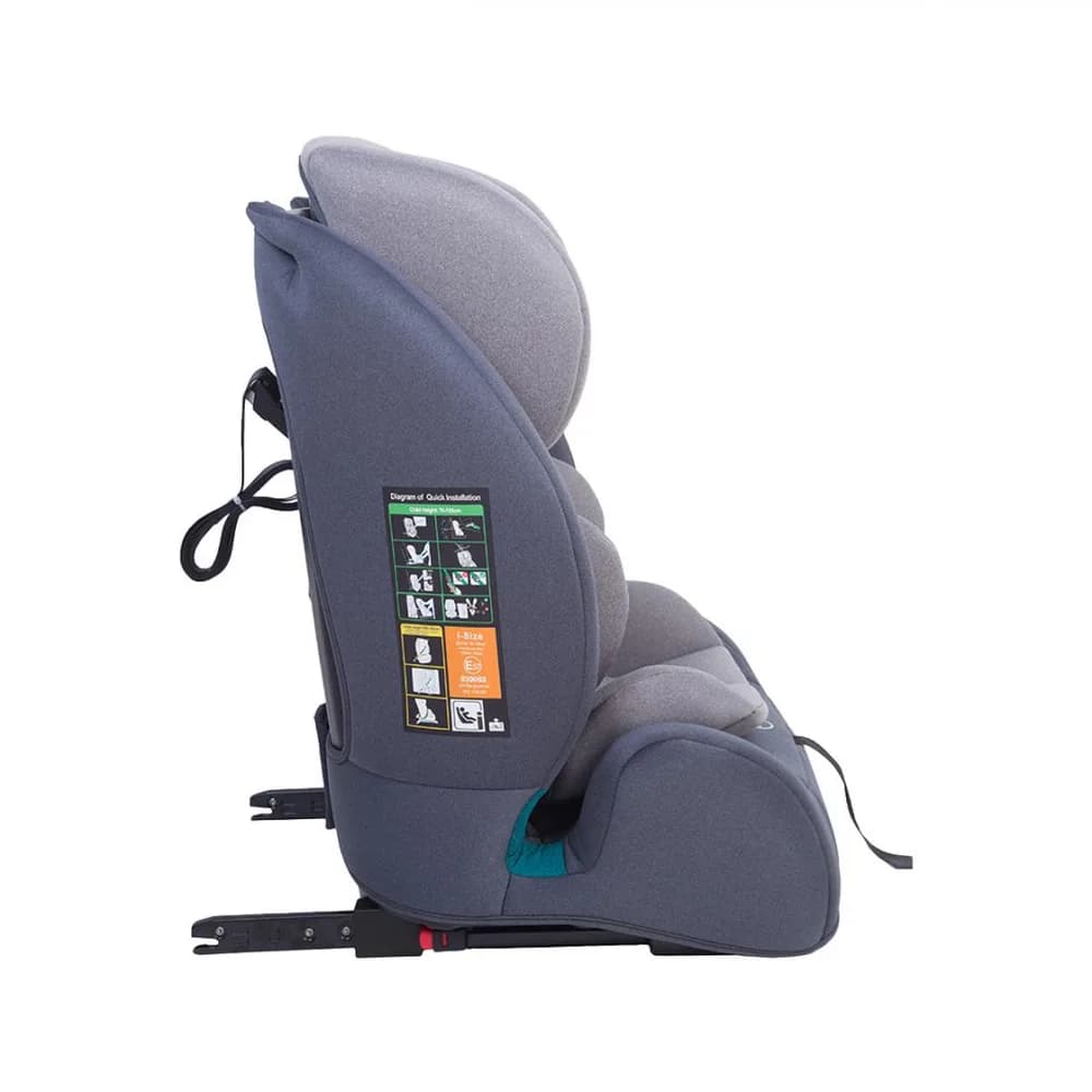 Scaun auto 76-150CM(15M-12Y), R129, isofix si top tether, gri, U-Grow — miniatură