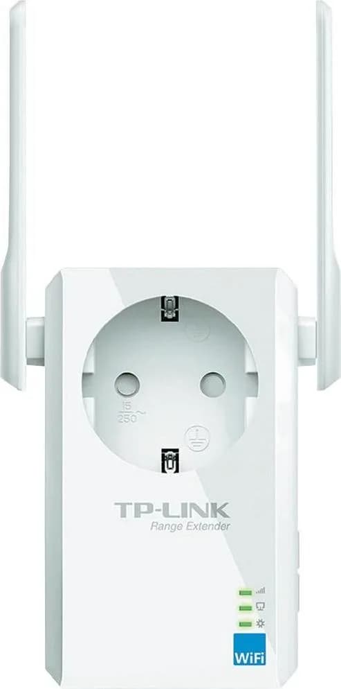 RANGE EXTENDER TP-LINK wireless 300mbps, 1 port 10/100Mbps, 2 antene externe, 2.4GHz, + extra priza "TL-WA860RE" 643723
