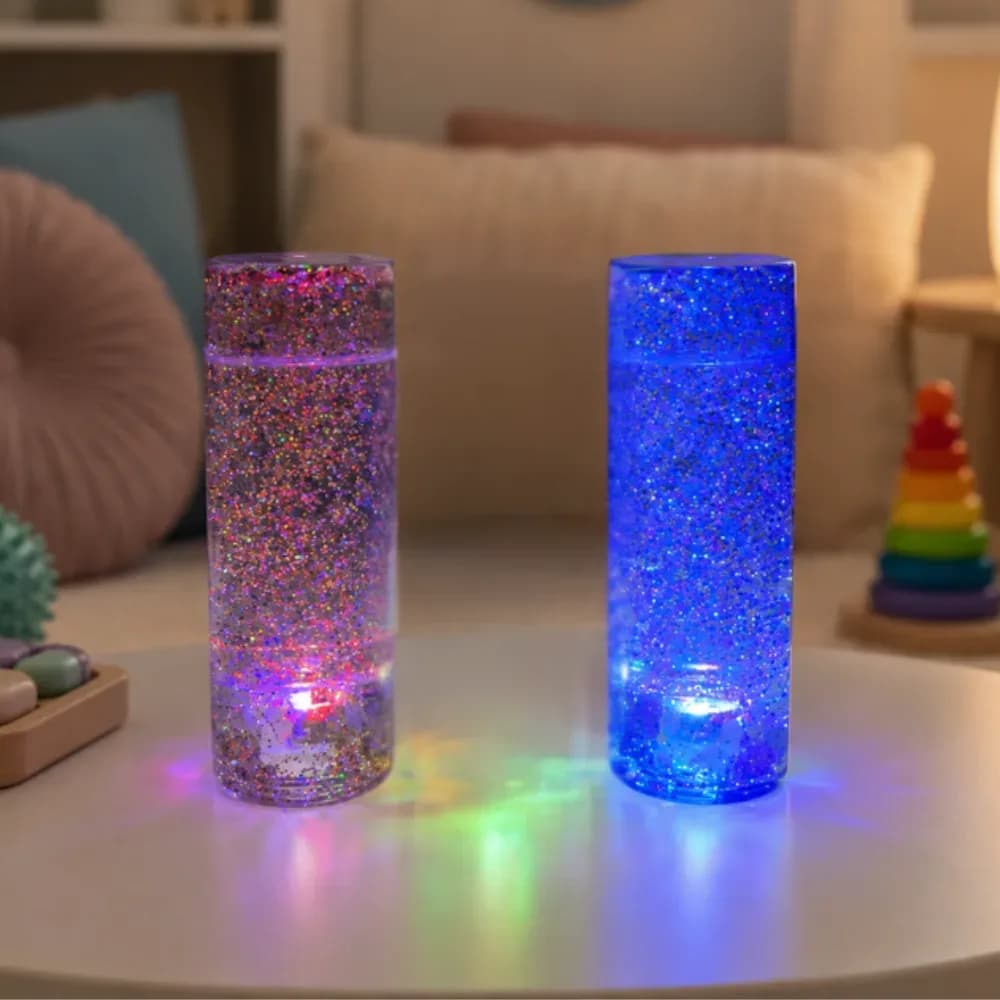 Tuburi cu sclipici auriu si argintiu, scutura si straluceste, set de 2 — miniatură