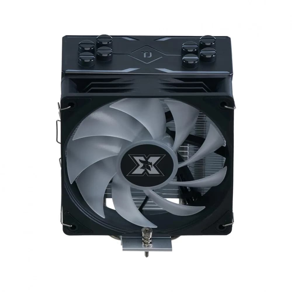 Cooler CPU Serioux CC120ARGB, dimensiuni 120x120x25mm, viteza ventilator 800-1800±200RPM, TDP: 180 - 200W, durata de viata 30 000 ore, iluminare LED, suporta seriile INTEL & AMD — miniatură