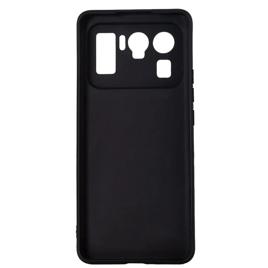 Husa Xiaomi Mi 11 Ultra 5G Spacer, negru, grosime 1.5mm, material flexibil TPU "SPPC-XI-MI-11U5G-TPU" — miniatură