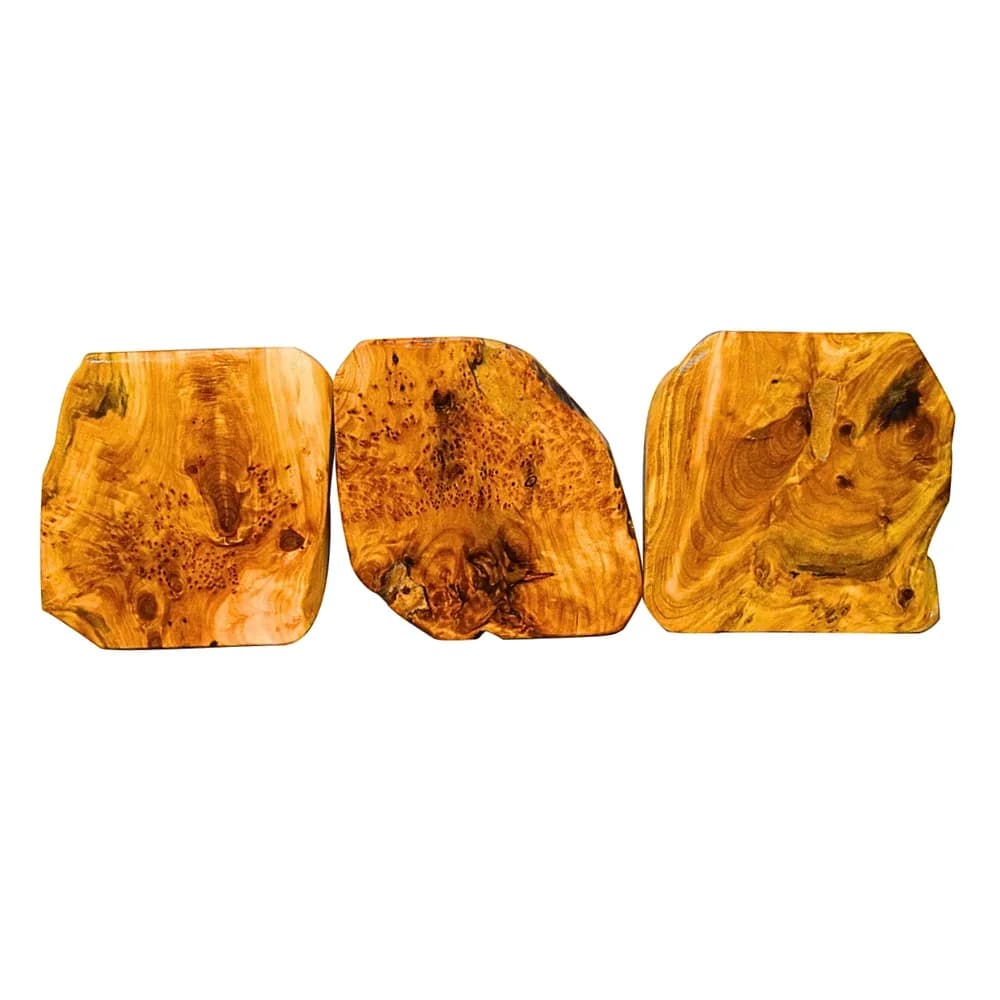 Tăbliță de Scris din Lemn Natural – Set de 3 — miniatură