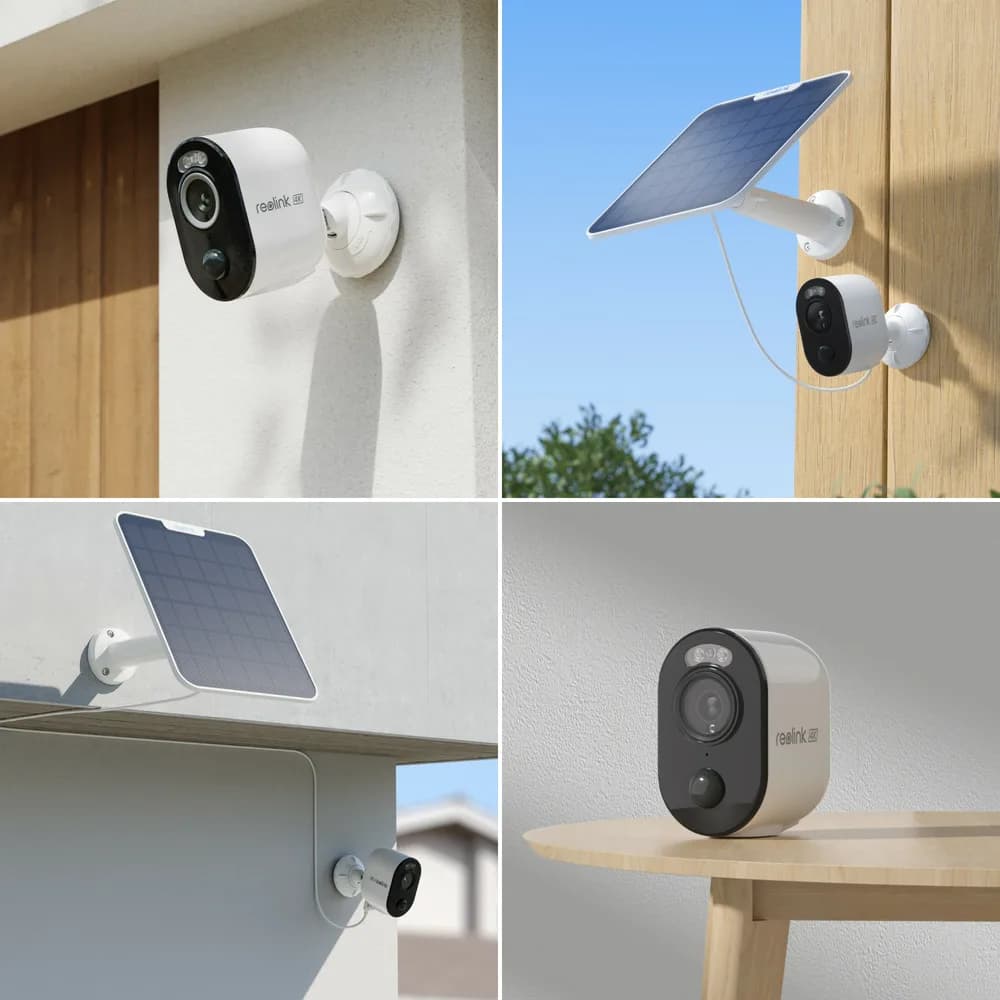 Camera de supraveghere Reolink Argus Series B350 Smart 4K 8MP Standalone Wire-Free Camera with 5/2.4GHz Dual-Band WiFi, White "BWC4K01" — miniatură