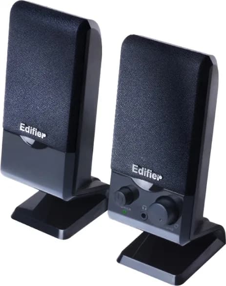 BOXE EDIFIER 2.0, RMS: 1.2W (2 x 0.6W), control volum, USB power, black, "M1250" 674667001001 — miniatură