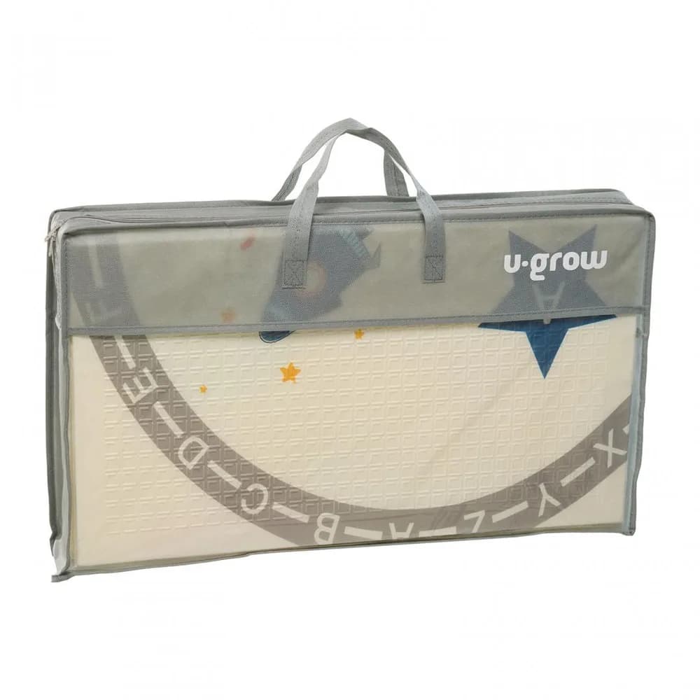 Covor de joaca pentru copii U-Grow, din spuma, pliabil, 2 fete, impermeabil, izolant, 120 x 180 x 1 cm, circuit — miniatură