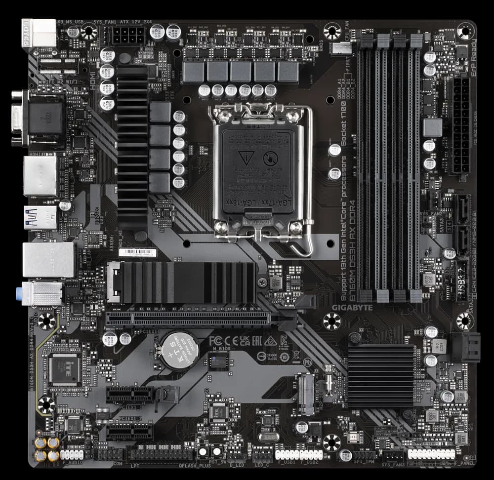 Placa de baza GIGABYTE B760M DS3H DDR4 "B760M DS3H DDR4"