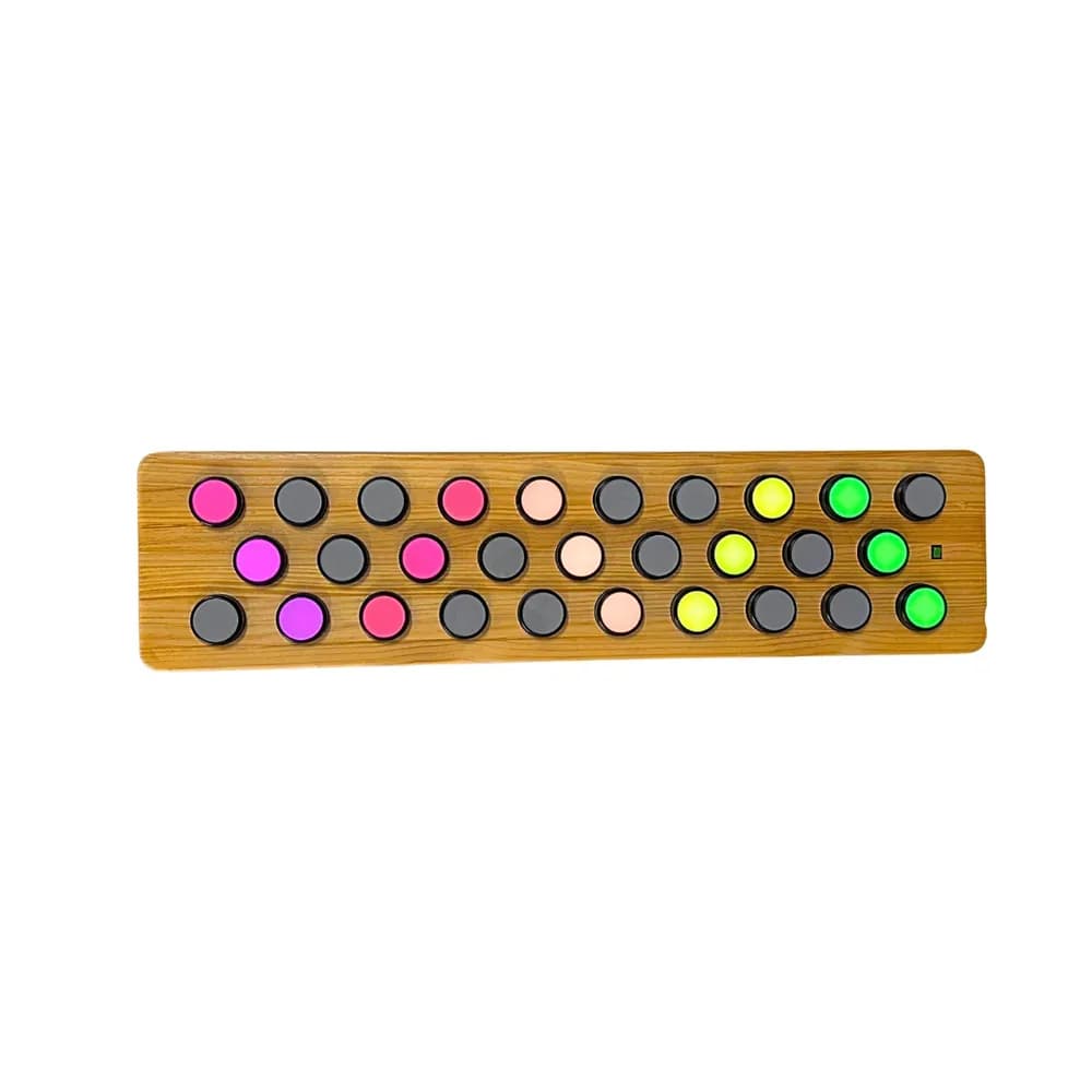 Panou luminos rotativ cu spectru de culori — miniatură