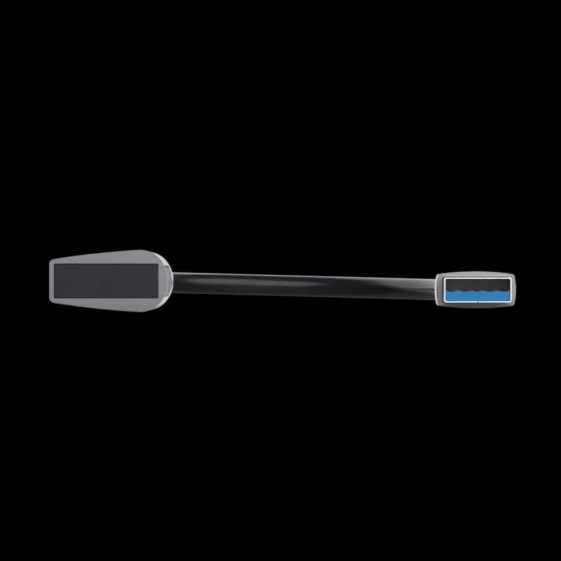 Hub USB Trust Halyx, USB-A, 4 porturi, Argintiu — miniatură