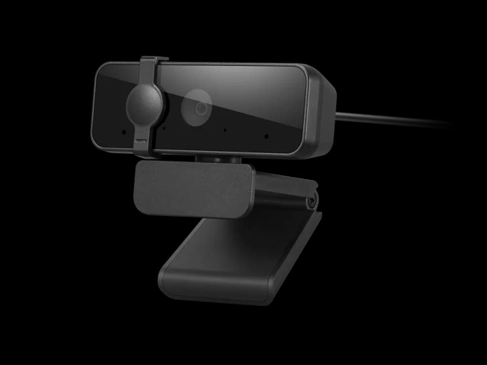 Camera Web Lenovo 310, rezolutie video Full HD, USB-A, Negru — miniatură