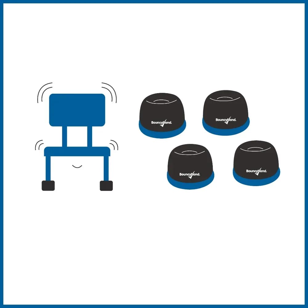 Picioare pentru Scaun Wiggle Wobble — miniatură