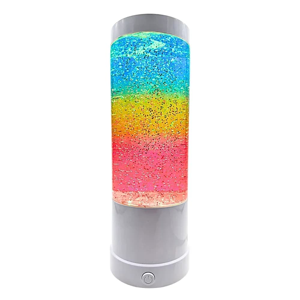Lampă luminoasă cu sclipici curcubeu — miniatură
