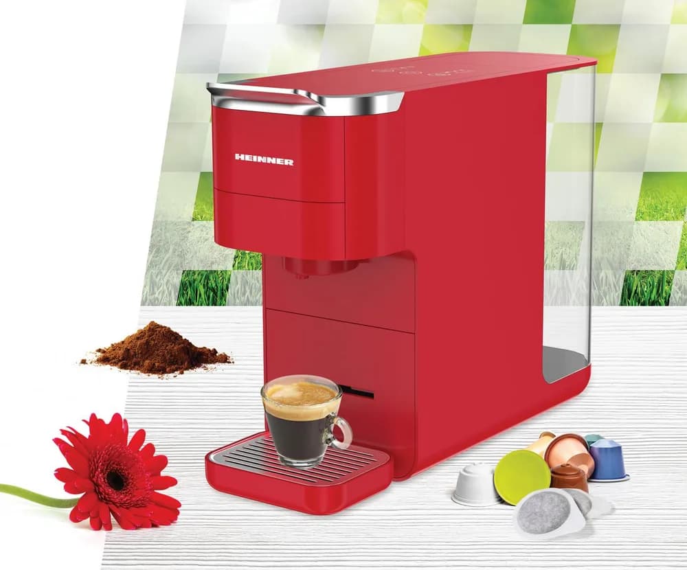 ESPRESSOR CU CAPSULE HEINNER CAFE SUPREME HEMC-DD15RED — miniatură