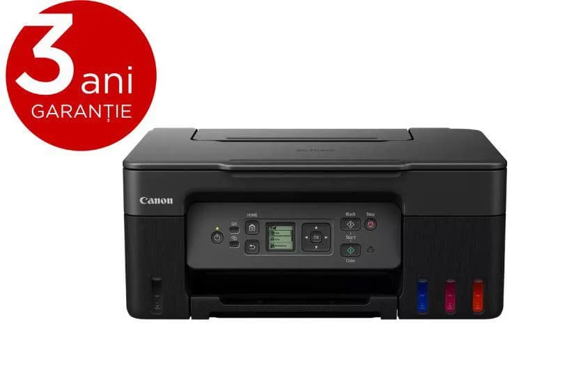 "Multifunctional inkjet color CISS Canon PIXMA G3470 Black, dimensiune A4(Printare, Copiere, Scanare), viteza imprimare 11ipm alb-negru, 6ipm color,rezolutie printare 4800x1200 dpi, imprimare fara margini, alimentarehartie 100 coli, scanner CIS rezolutie 600x1200 dpi, copiere multipla 99copii