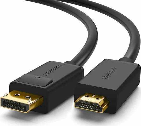CABLU video Ugreen, "DP101" DP (T) la HDMI (T) 4K la 30Hz, lungime 3m, negru "10203" - 6957303812035 — miniatură